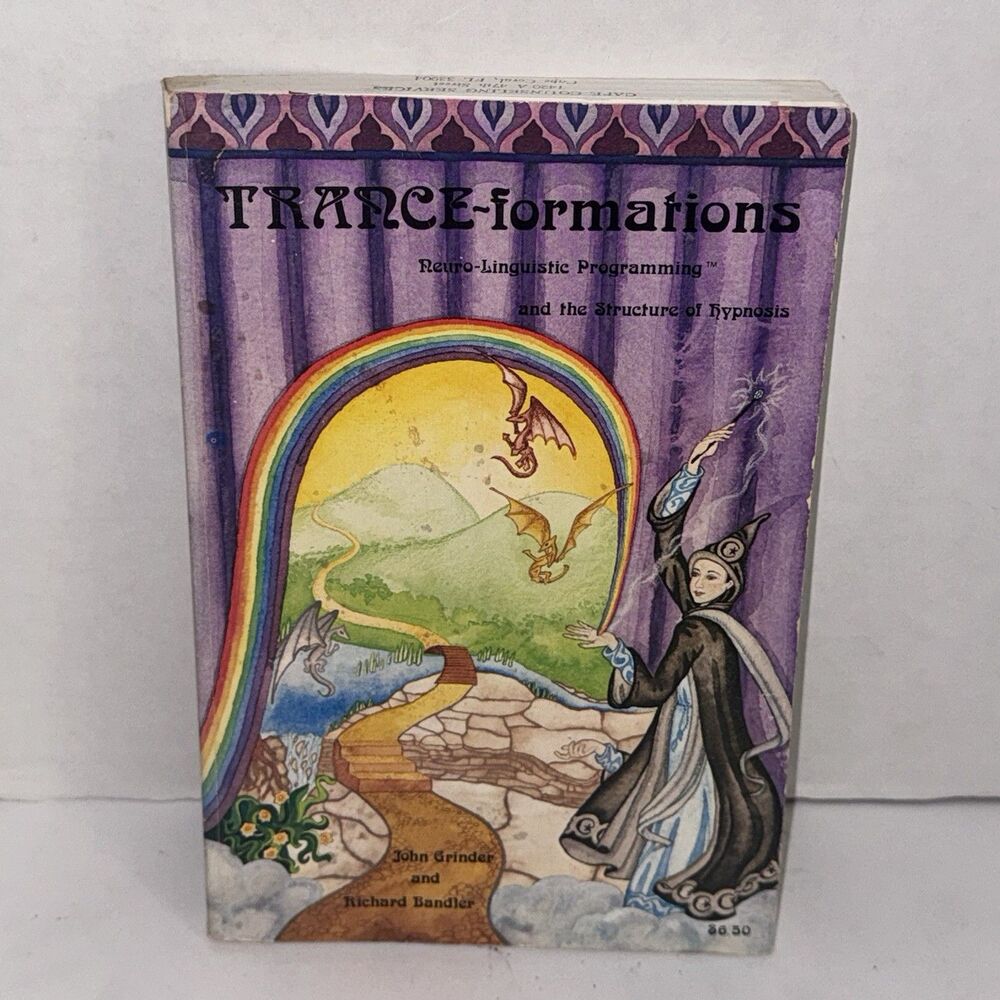 Trance-formations NLP Hypnosis John Grinder Richard Bandler PB 3rd Printing 1981